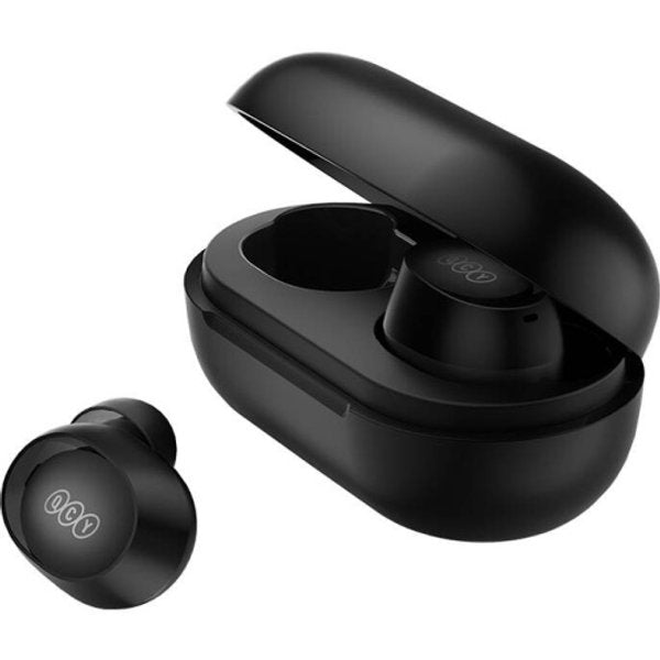QCY - Audífonos ArcBuds Lite T27 BT53 HiFi ENC IPX4 baja latencia 68ms - Negro