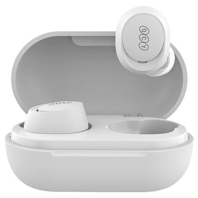 QCY - Audífonos ArcBuds Lite T27 BT53 HiFi ENC IPX4 baja latencia 68ms - Blanco