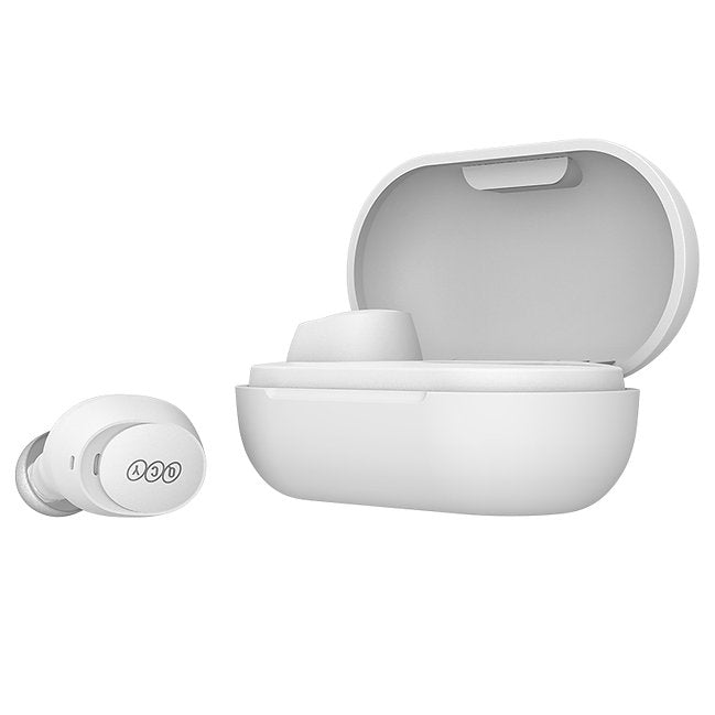 QCY - Audífonos ArcBuds Lite T27 BT53 HiFi ENC IPX4 baja latencia 68ms - Blanco