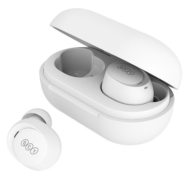 QCY - Audífonos ArcBuds Lite T27 BT53 HiFi ENC IPX4 baja latencia 68ms - Blanco