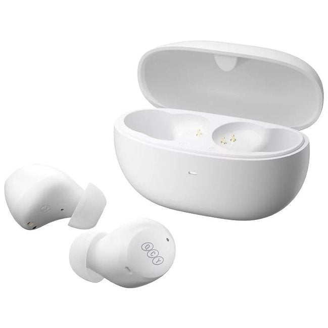 QCY - Audífonos inalámbricos ArcBuds HT07 BT 5.2 ANC 32hrs - Blanco