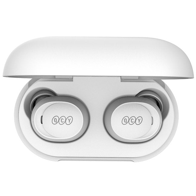 QCY - Audífonos ArcBuds Lite T27 BT53 HiFi ENC IPX4 baja latencia 68ms - Blanco