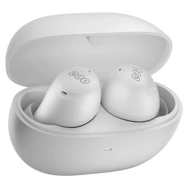 QCY - Audífonos inalámbricos ArcBuds HT07 BT 5.2 ANC 32hrs - Blanco