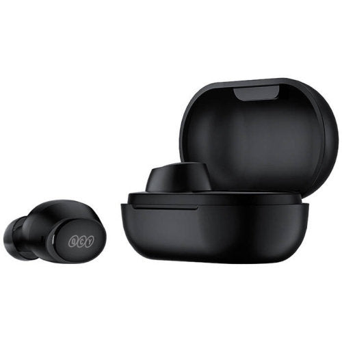 QCY - Audífonos ArcBuds Lite T27 BT53 HiFi ENC IPX4 baja latencia 68ms - Negro