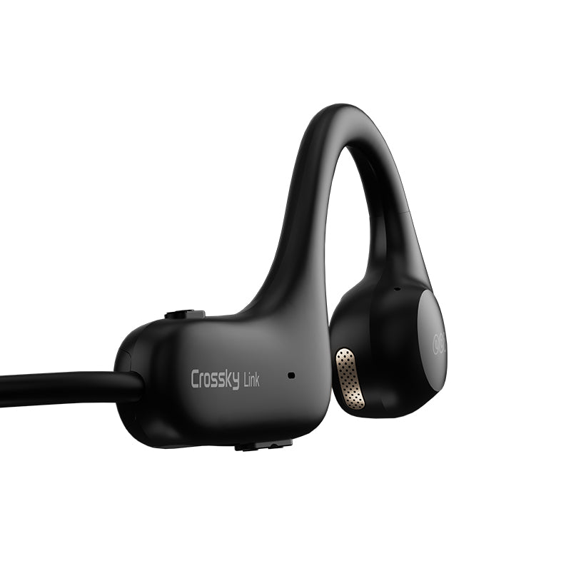 QCY - Audífonos Conducción aérea ENC T22 Crossky Link BT 5.3 - Negro