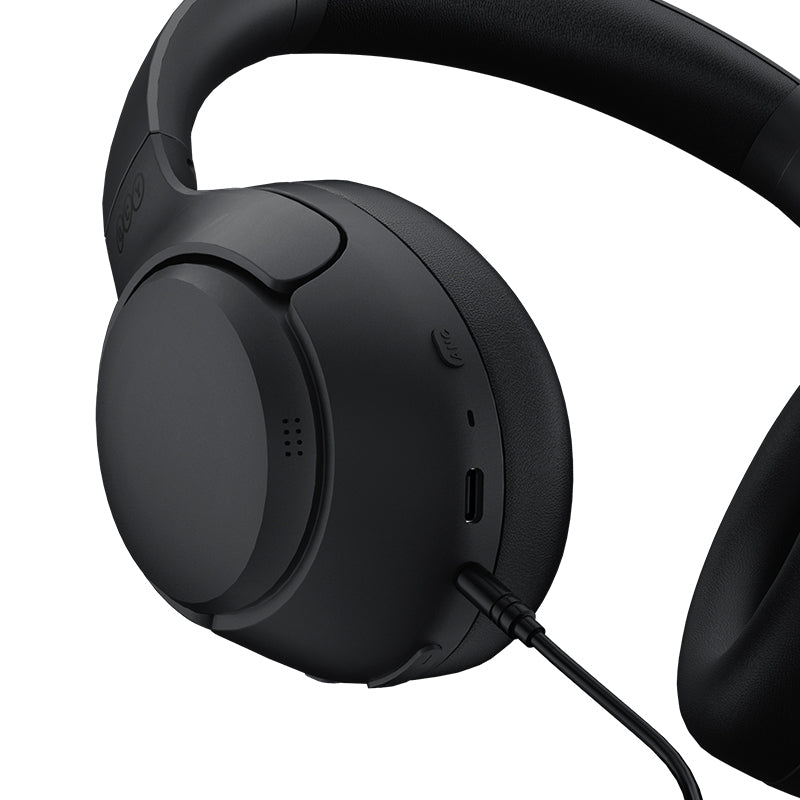 QCY - Auriculares Bluetooth QCY-H3ANC-BLK con Cancelación Activa de Ruido - Negro