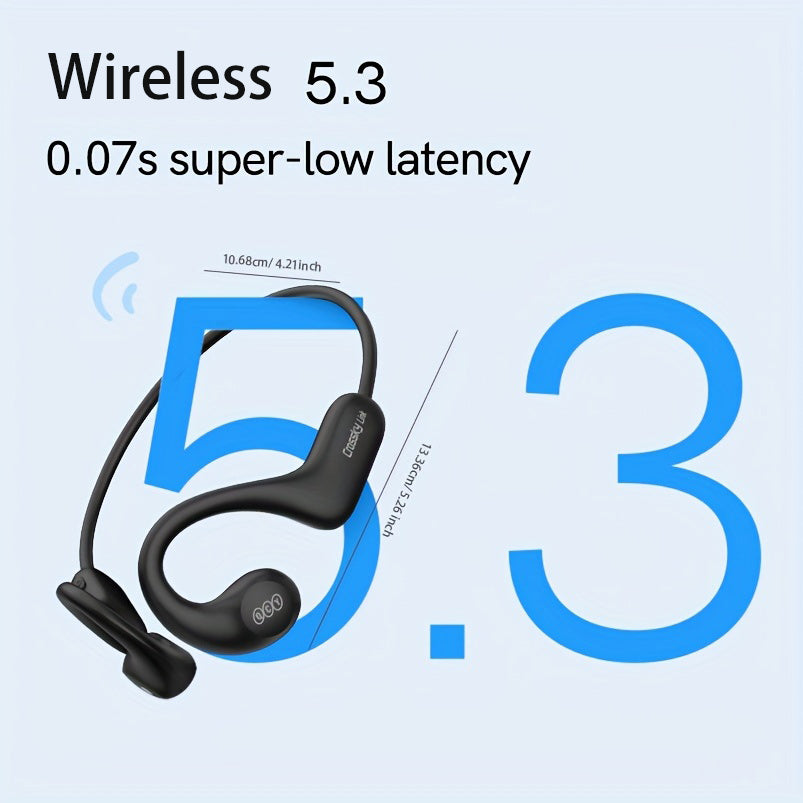QCY - Audífonos Conducción aérea ENC T22 Crossky Link BT 5.3 - Negro
