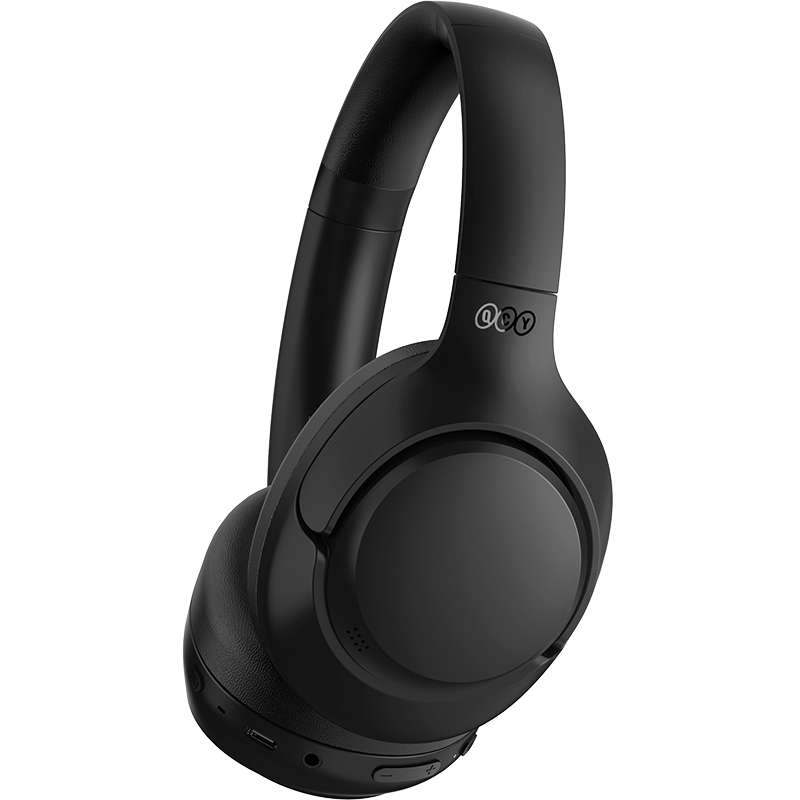 QCY - Auriculares Bluetooth QCY-H3ANC-BLK con Cancelación Activa de Ruido - Negro