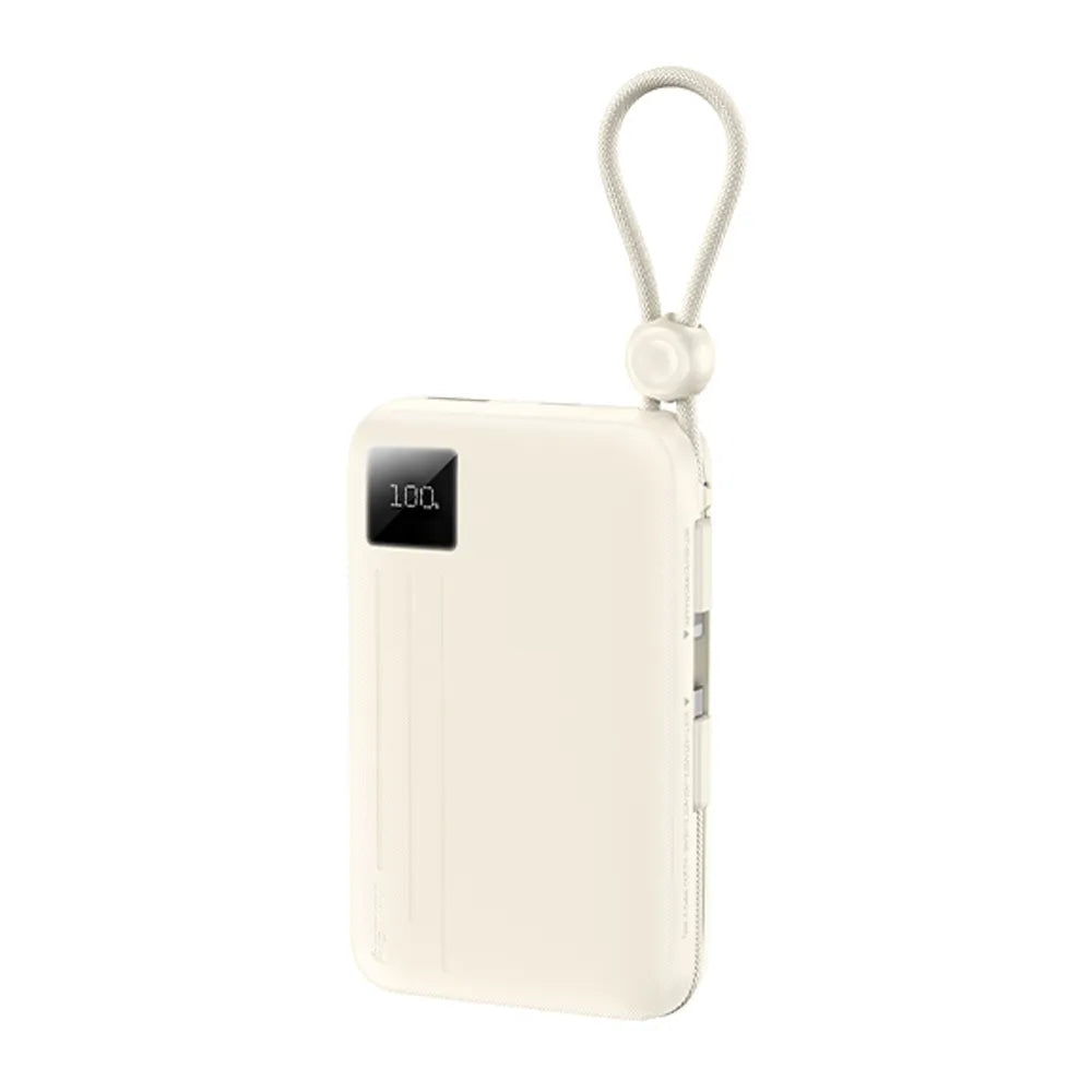 REMAX - Power Bank 10000mAh FC-13 22.5W con Cables Lightning y Tipo-C c/Panel LED