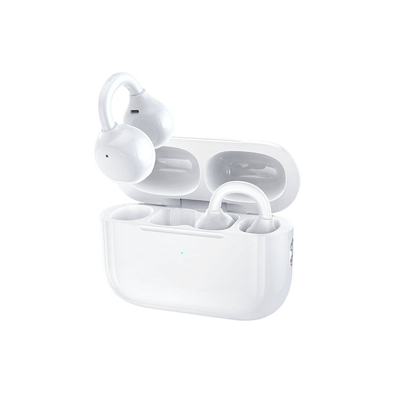 REMAX - Audífono Ear Clip True Wireless Stereo Music OWS-20 Blanco