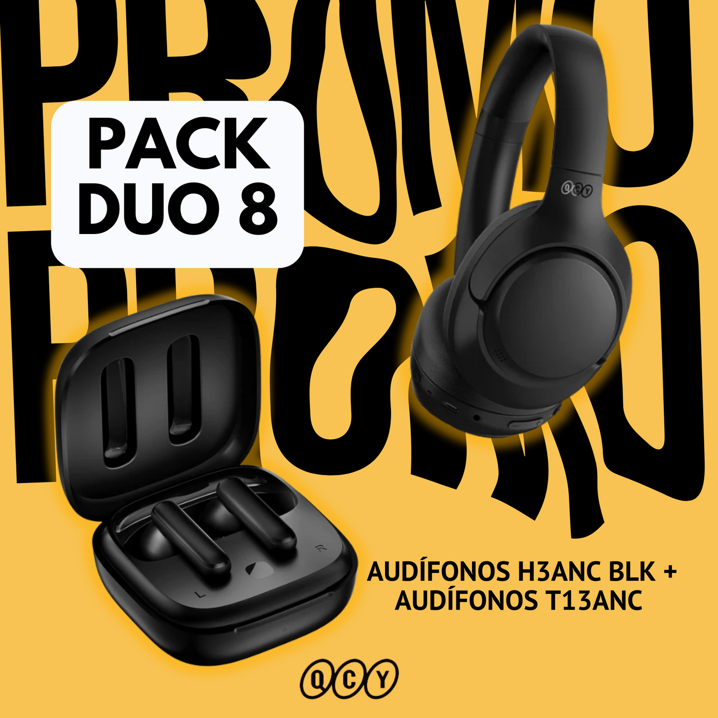 AUDÍFONOS H3ANC BLK+ AUDÍFONO T13 ANC BLK