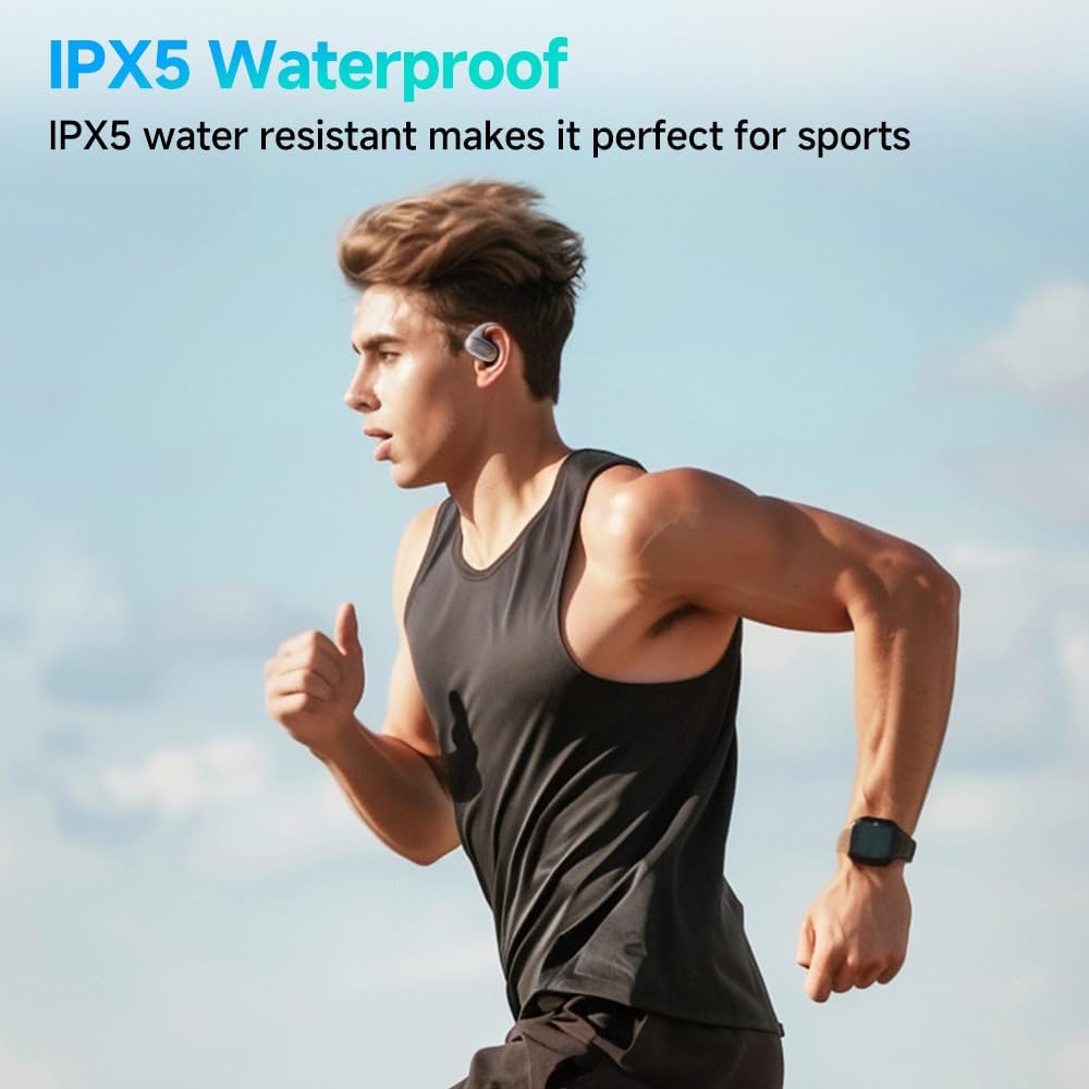 QCY - Audífonos Crossky ENC GTR2 BT 5.4 28Hrs IPX5 impermeable - Blanco