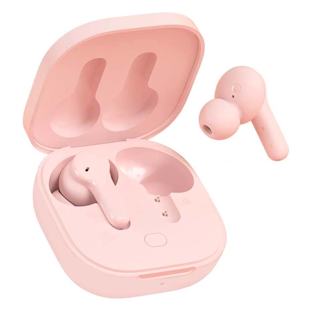 QCY - Audífonos inalámbricos QCY-T13-PINK Bluetooth 5.1 - Rosa