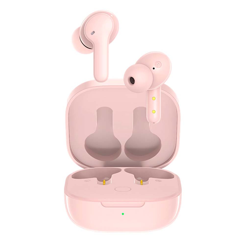 QCY - Audífonos inalámbricos QCY-T13-PINK Bluetooth 5.1 - Rosa