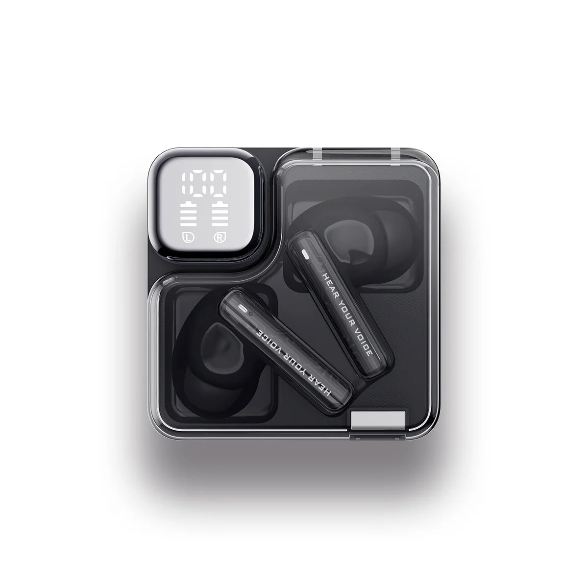 QCY - Audífonos inalámbricos MeloBuds Neo T31 BT 5.3 ENC 24Hrs - Negro