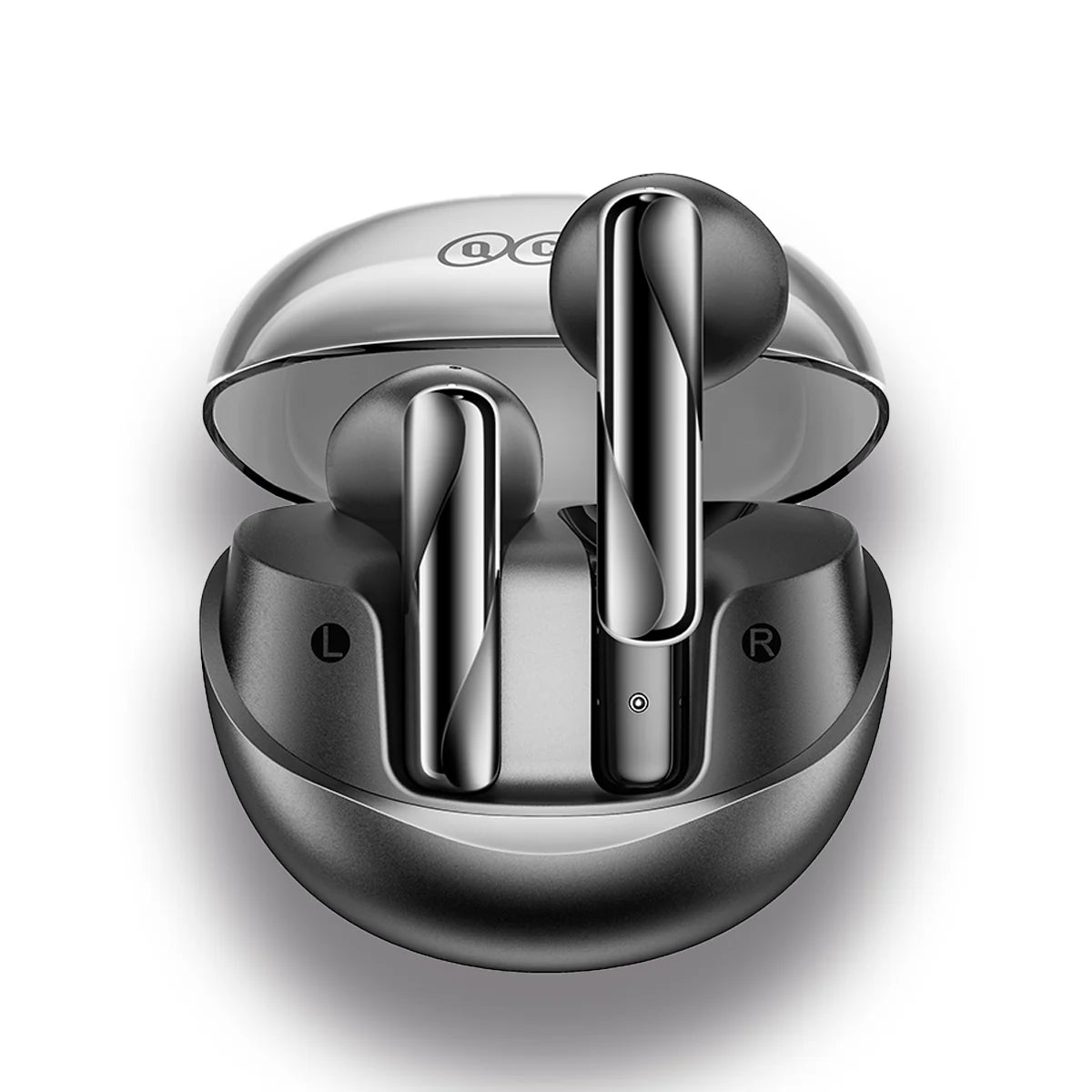 QCY - Audífonos inalámbricos Ailybuds Clear T32 BT 5.3 ENC 22Hrs - Negro
