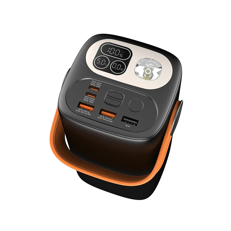Wesdar - Power Bank Laptop, tablet y Teléfono c/linterna PD 100W 60000mAh - Negro