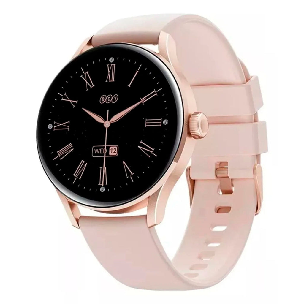 QCY - Smartwatch Watch Elite Oro Rosa AMOLED 1.19" Resistente al Agua