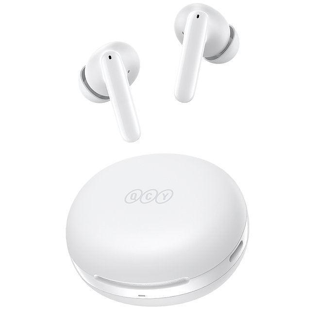 QCY - Audífonos inalámbricos QCY-T13ANC2-WHT Bluetooth 5.2 ANC
