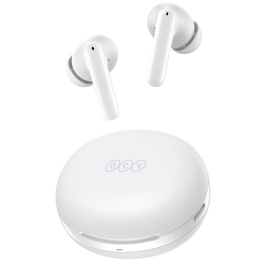 QCY - Audífonos inalámbricos QCY-T13ANC2-WHT Bluetooth 5.2 ANC