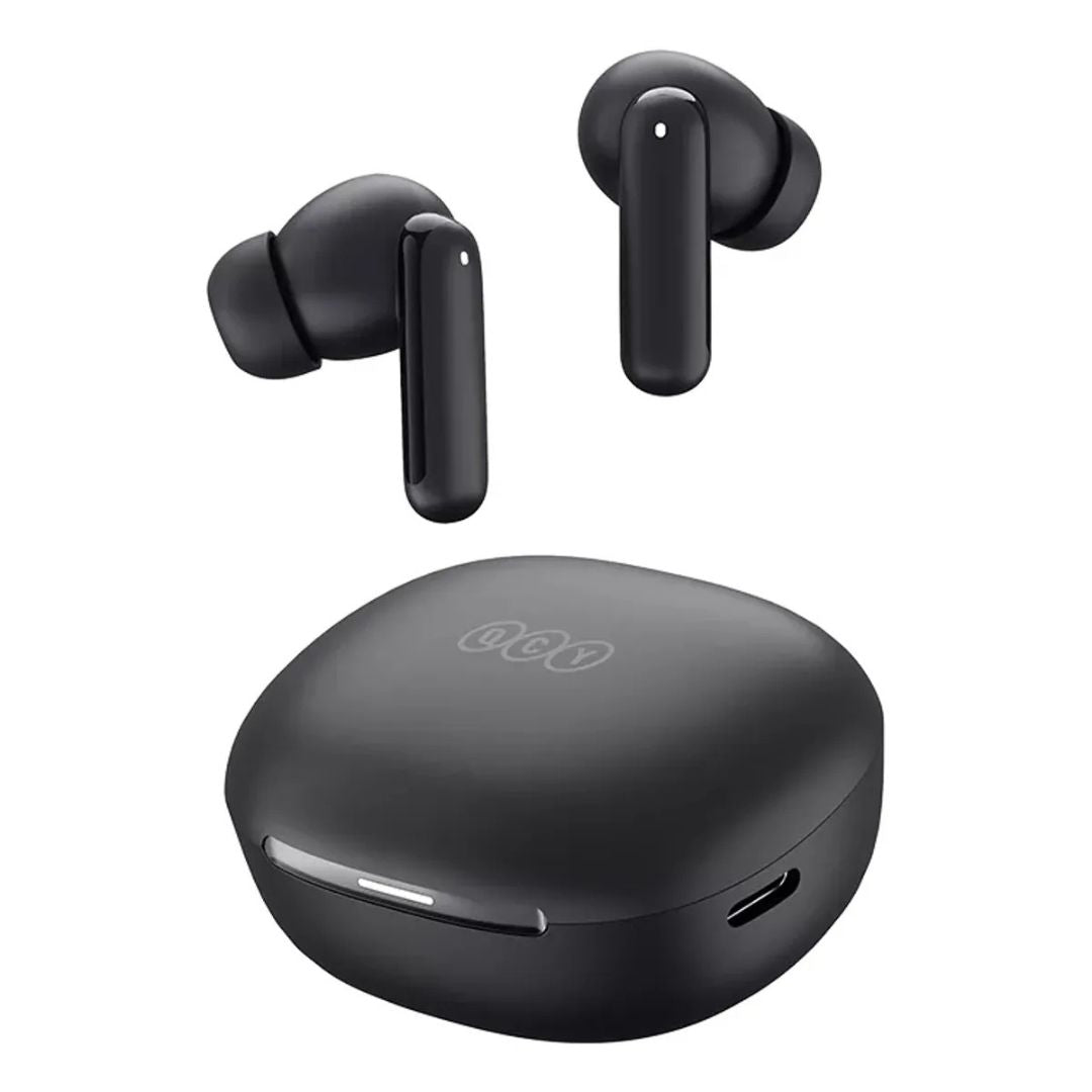 QCY - Audífonos Inalámbricos MeloBuds N30 Negro con ANC 45dB