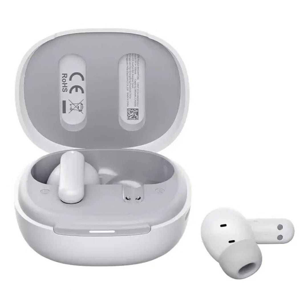QCY - Audífonos TWS MeloBuds N30 Blanco con ANC 45dB