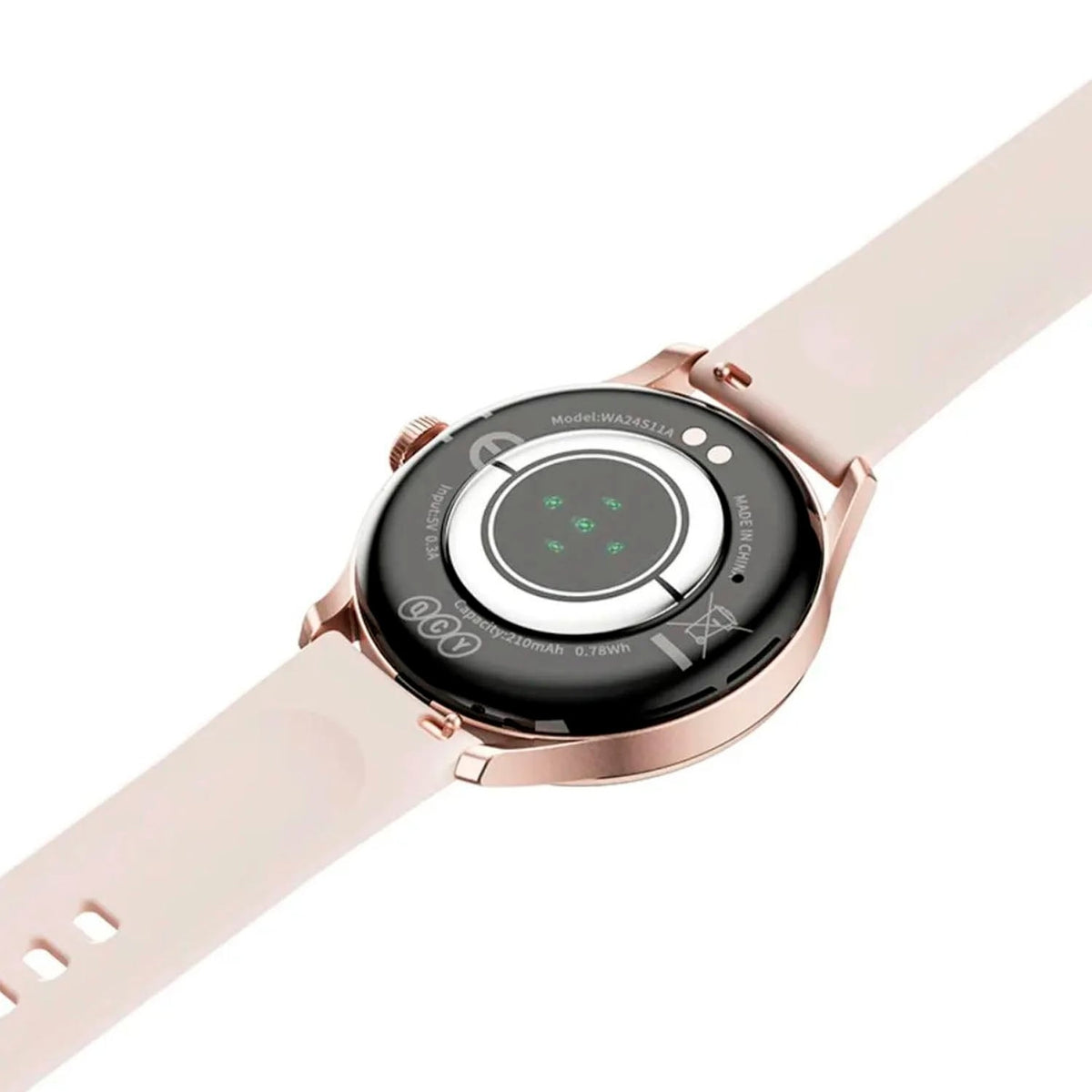 QCY - Smartwatch Watch Elite Oro Rosa AMOLED 1.19" Resistente al Agua