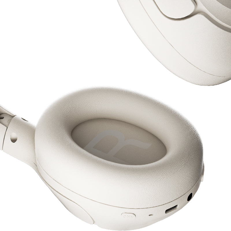 QCY - Auriculares Bluetooth QCY-H3ANC-WHT con Cancelación Activa de Ruido - Blanco