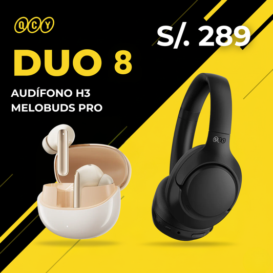 AUDÍFONOS H3ANC BLK+ MELOBUDS PRO GOLD