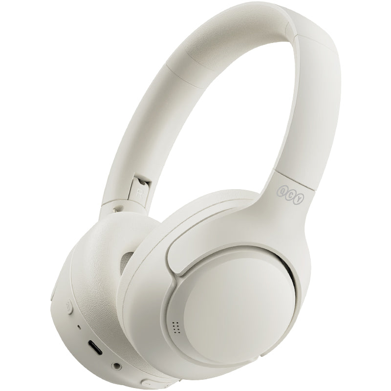 QCY - Auriculares Bluetooth QCY-H3ANC-WHT con Cancelación Activa de Ruido - Blanco
