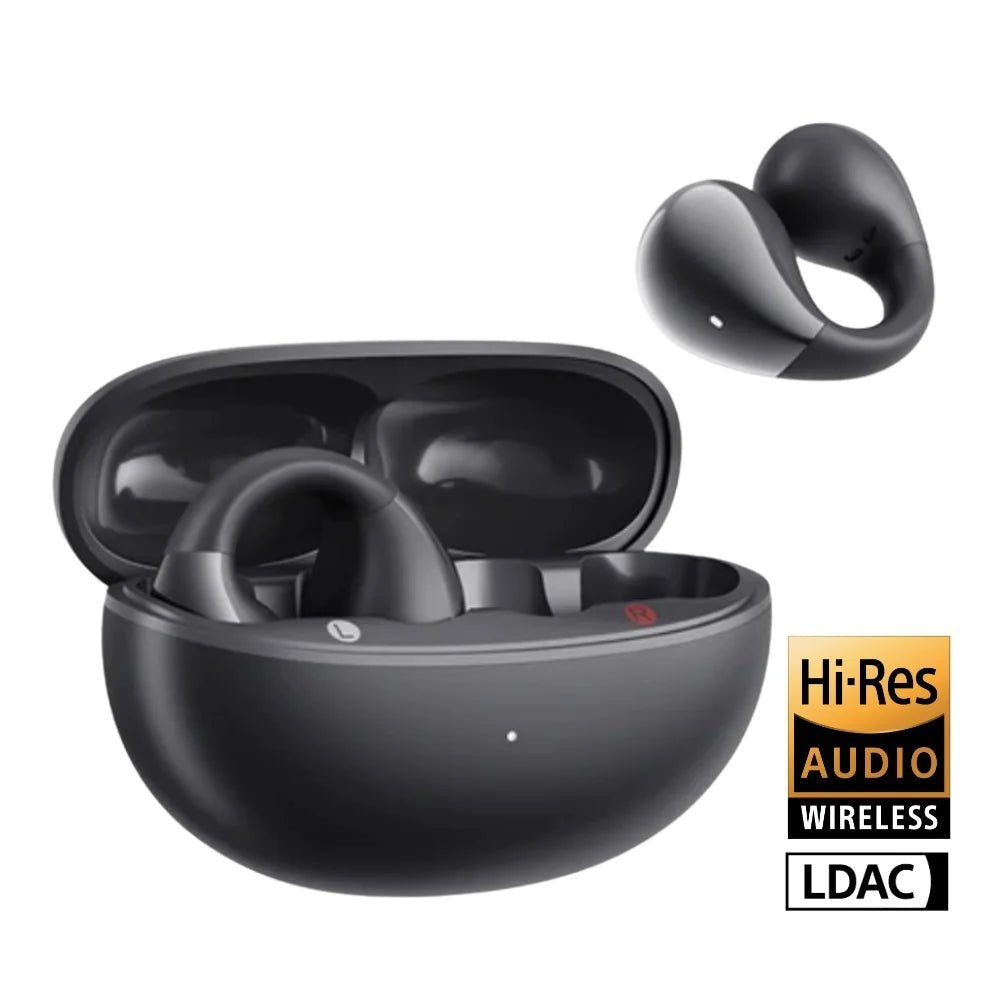 QCY - Audífonos Open-Ear Crossky C30S Negro Clip Ultracómodo