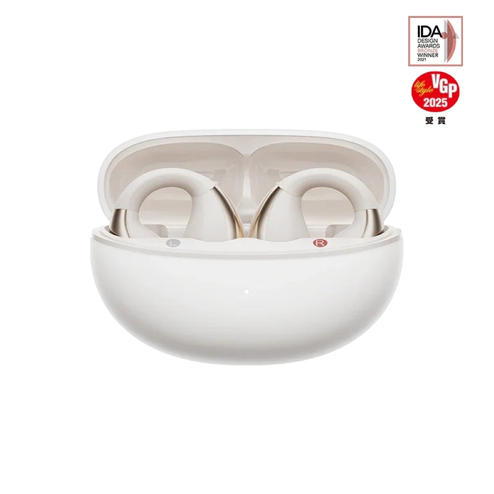 QCY - Audífonos Open-Ear Crossky C30 Blanco Clip Inalámbrico