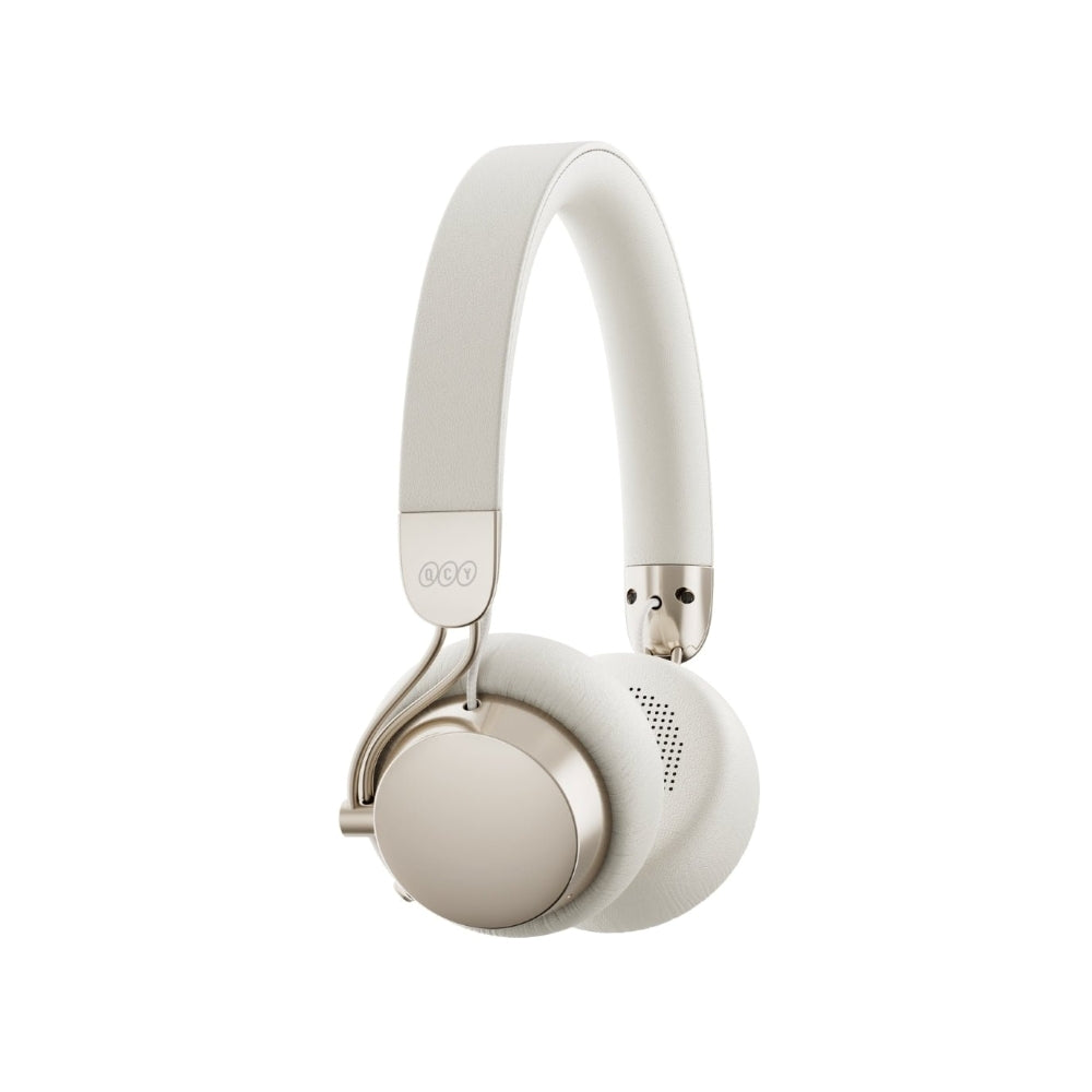 QCY - Audífonos Inalámbricos Over-Ear Era 7 Blanco con Audio Hi-Fi 360°