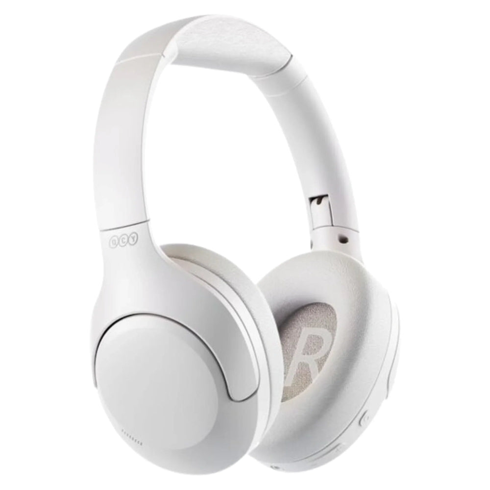 QCY - Audífonos Inalámbricos Over-Ear H3 Lite Blanco con ANC y 60 Horas de Batería