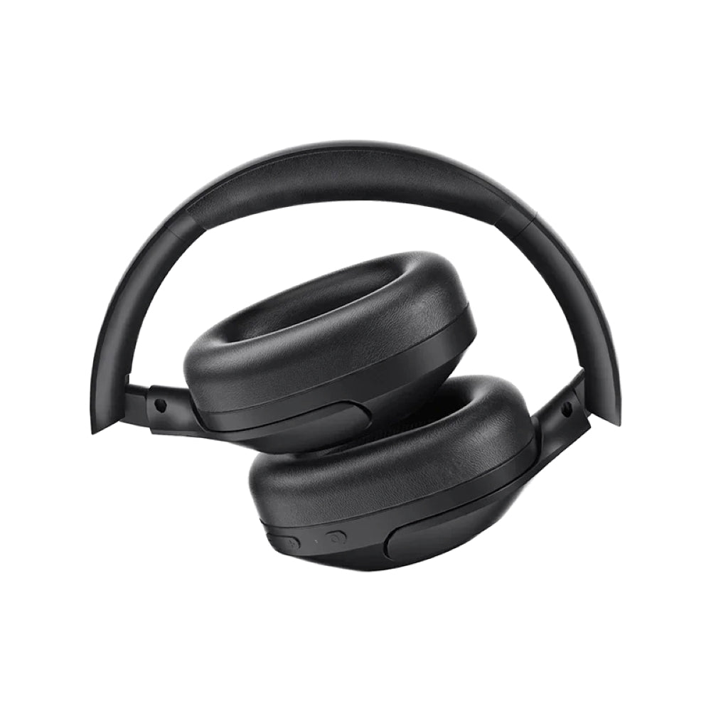 QCY - Audífonos Inalámbricos Over-Ear H3 Lite Negro con ANC y 60 Horas de Batería
