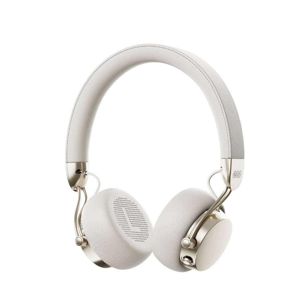 QCY - Audífonos Inalámbricos Over-Ear Era 7 Blanco con Audio Hi-Fi 360°