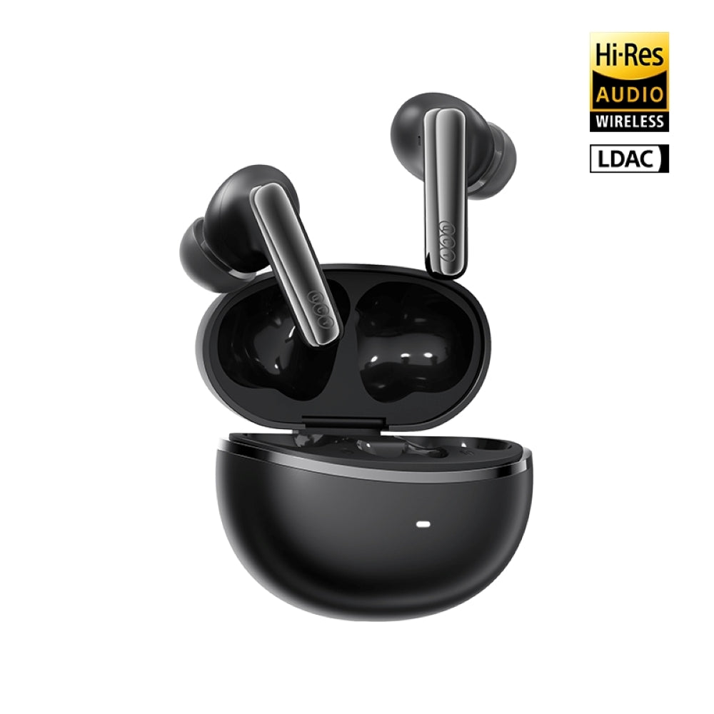 QCY - Audífonos Inalámbricos MeloBuds N70 Negro ANC Adaptativo 56dB
