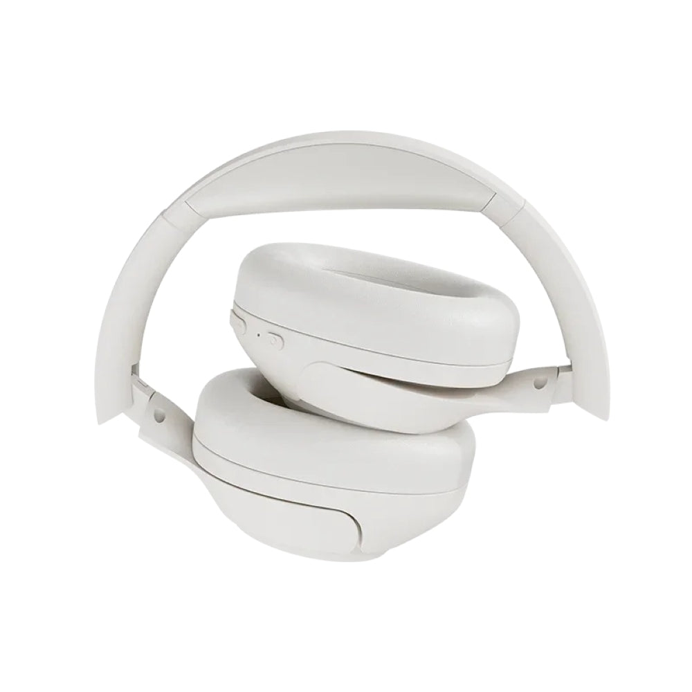 QCY - Audífonos Over-Ear H3 Blanco con ANC 43dB y Hi-Res Audio