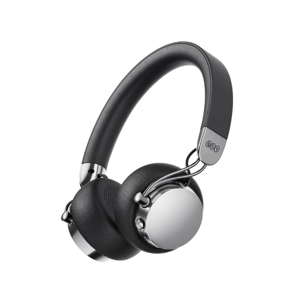 QCY - Audífonos Over-Ear Era 7 Negro Retro Hi-Fi 60H