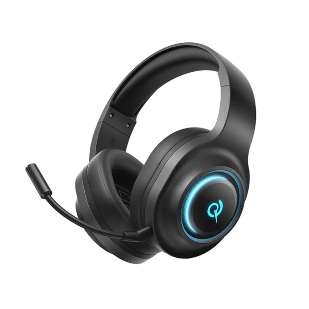 QCY - Audífonos Gamer Inalámbricos Heroad V200 Negro con Sonido 7.1 Surround