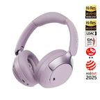 QCY - Audífonos Inalámbricos Over-Ear H3 Pro Morado ANC 50dB Hi-Res LDAC