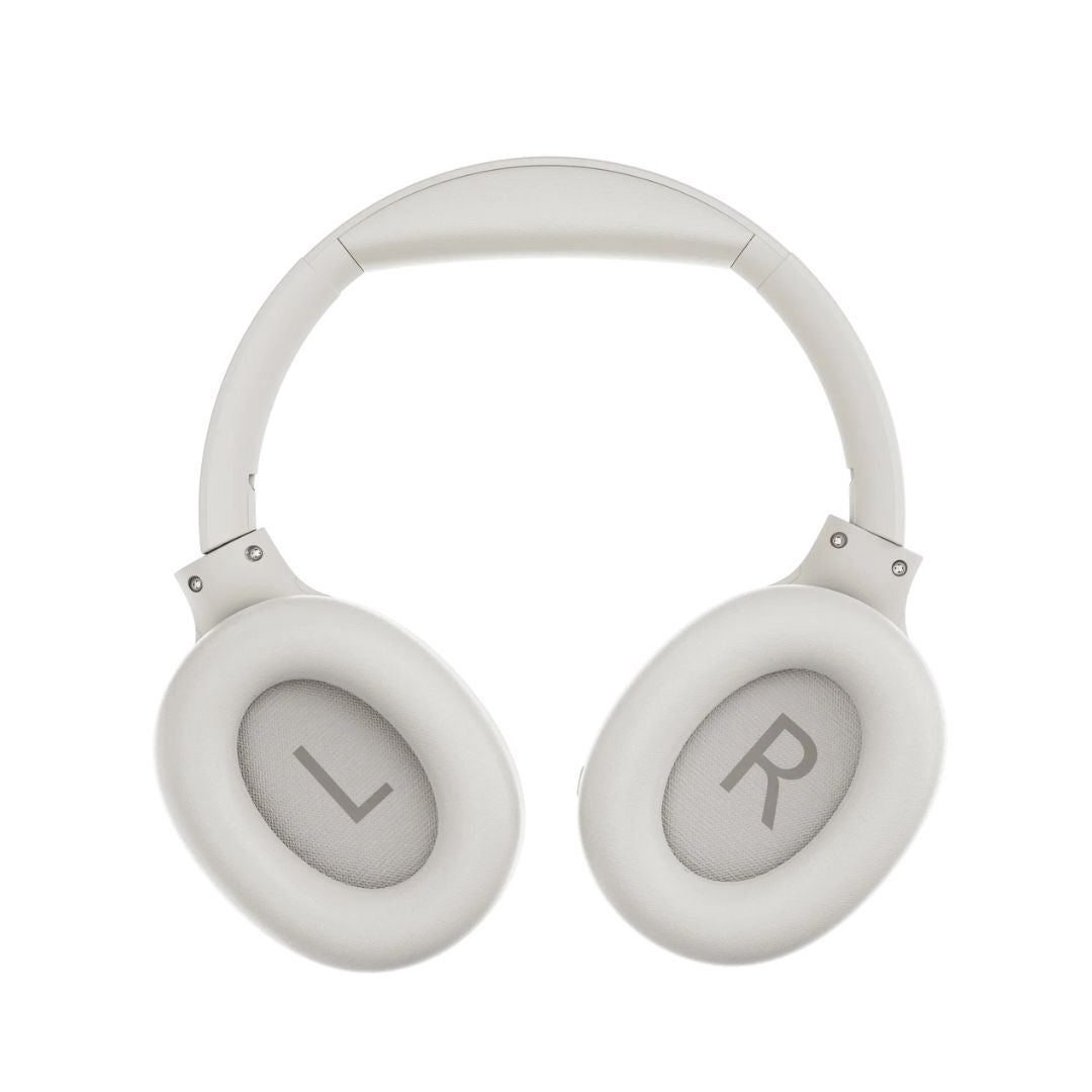 QCY - Audífonos Over-Ear H3 Blanco con ANC 43dB y Hi-Res Audio