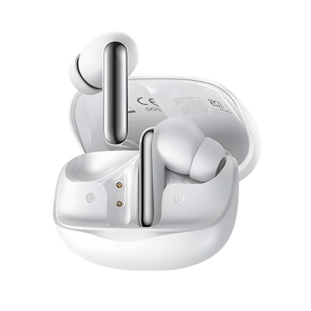 QCY - Audífonos Inalámbricos MeloBuds N50 Blanco con ANC Adaptativo 45dB