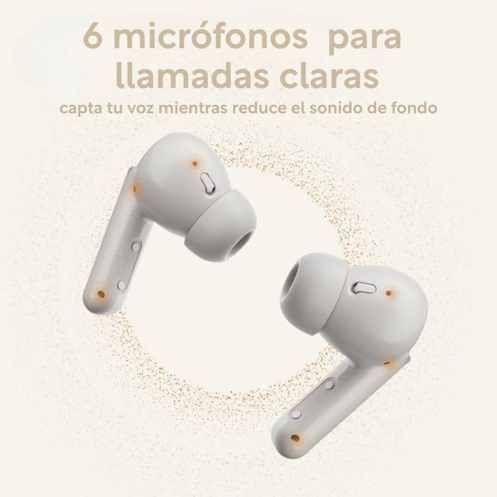 QCY - Audífonos Inalámbricos Buds ANC - Negro