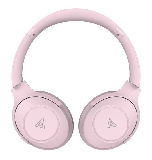 DOQAUS  - Audífonos BT 5.4 Focus 5 - 120H de Música - Sakura Rosa