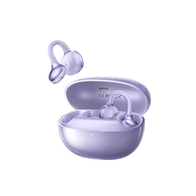 REMAX - Audífono OWS Ear Clip Open OWS-23 Púrpura