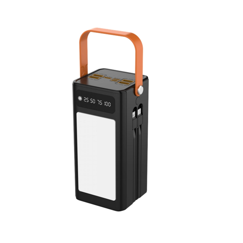 Hoguo - Power Bank 22.5W LED Carga Rápida 500000mAh con Linterna c/cables