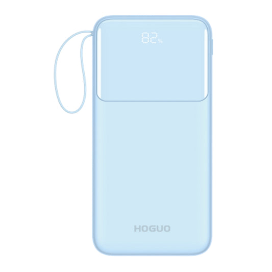 Hoguo - Power Bank 22.5W Display LED Carga Rapida 20000mAh c/cables - Azul