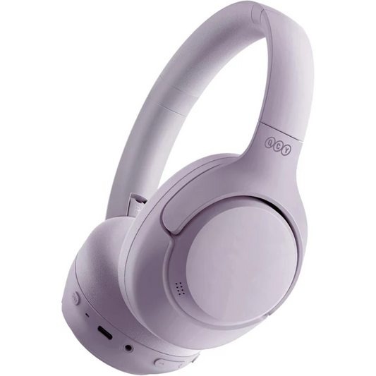 QCY - Auriculares Bluetooth QCY-H3ANC-PURP con Cancelación Activa de Ruido - Púrpura