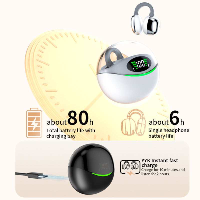 DOQAUS - Audífonos Deportivos Q69 Open-Ear BT 5.4